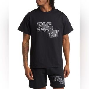 Pacsun Men's Black 1980 Graphic T-shirt